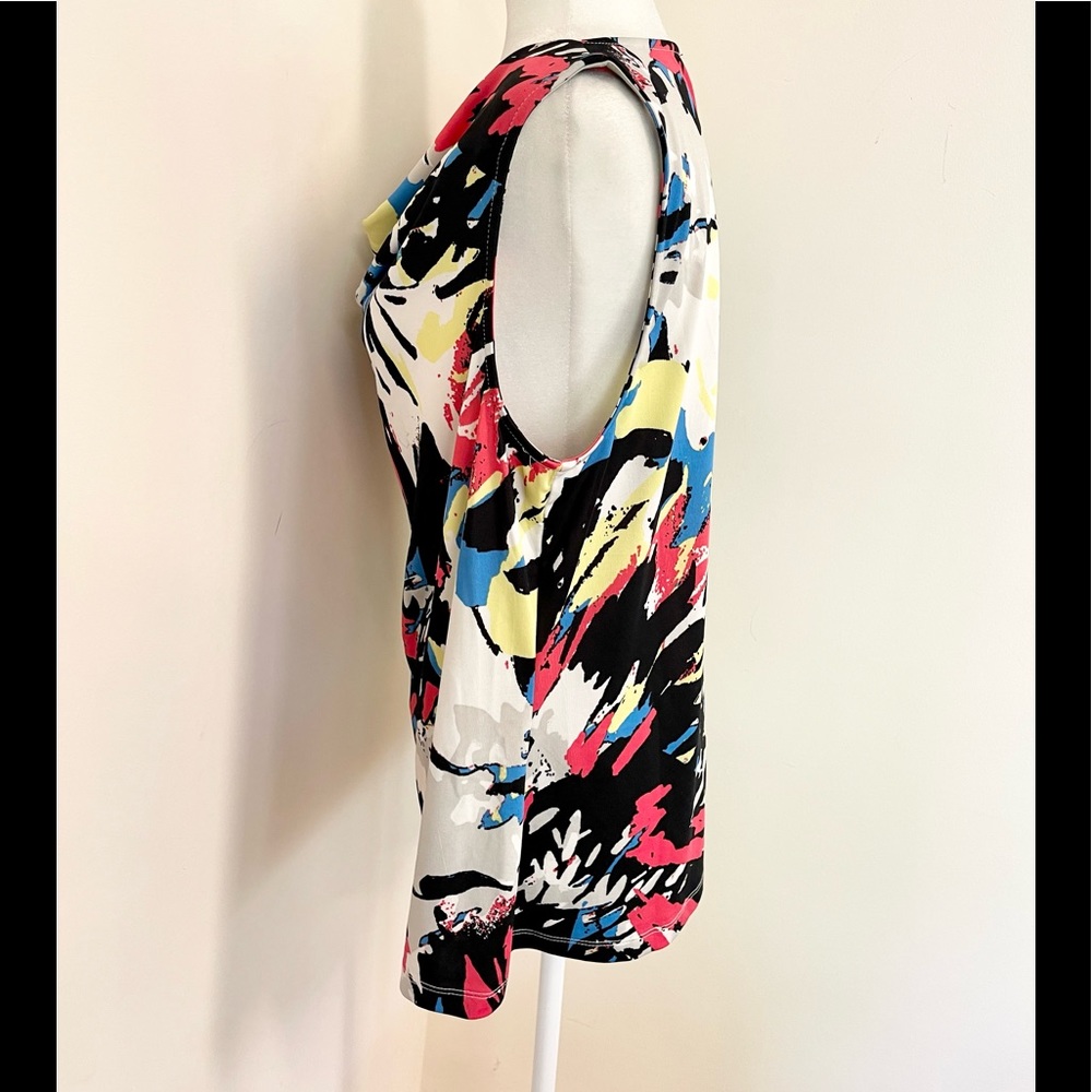 EUC Tahari Sleeveless Blouse - Picture 3 of 8